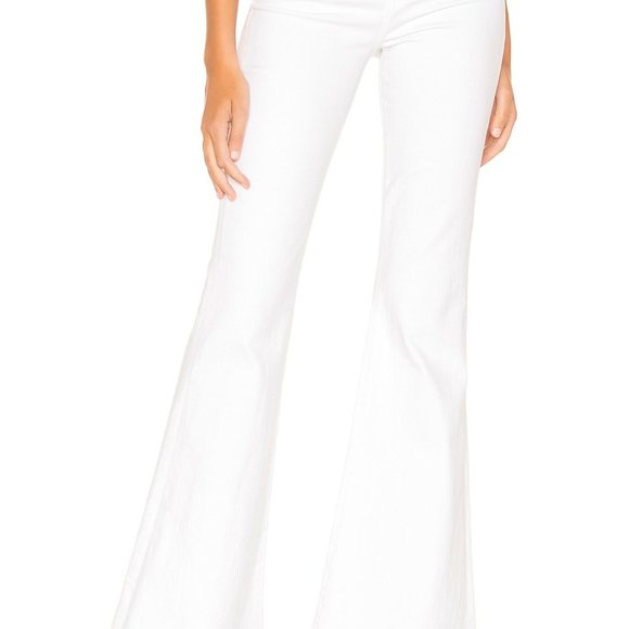 J Brand VALENTINA HIGH-RISE FLARE BLANC NWT 28 - Picture 3 of 11